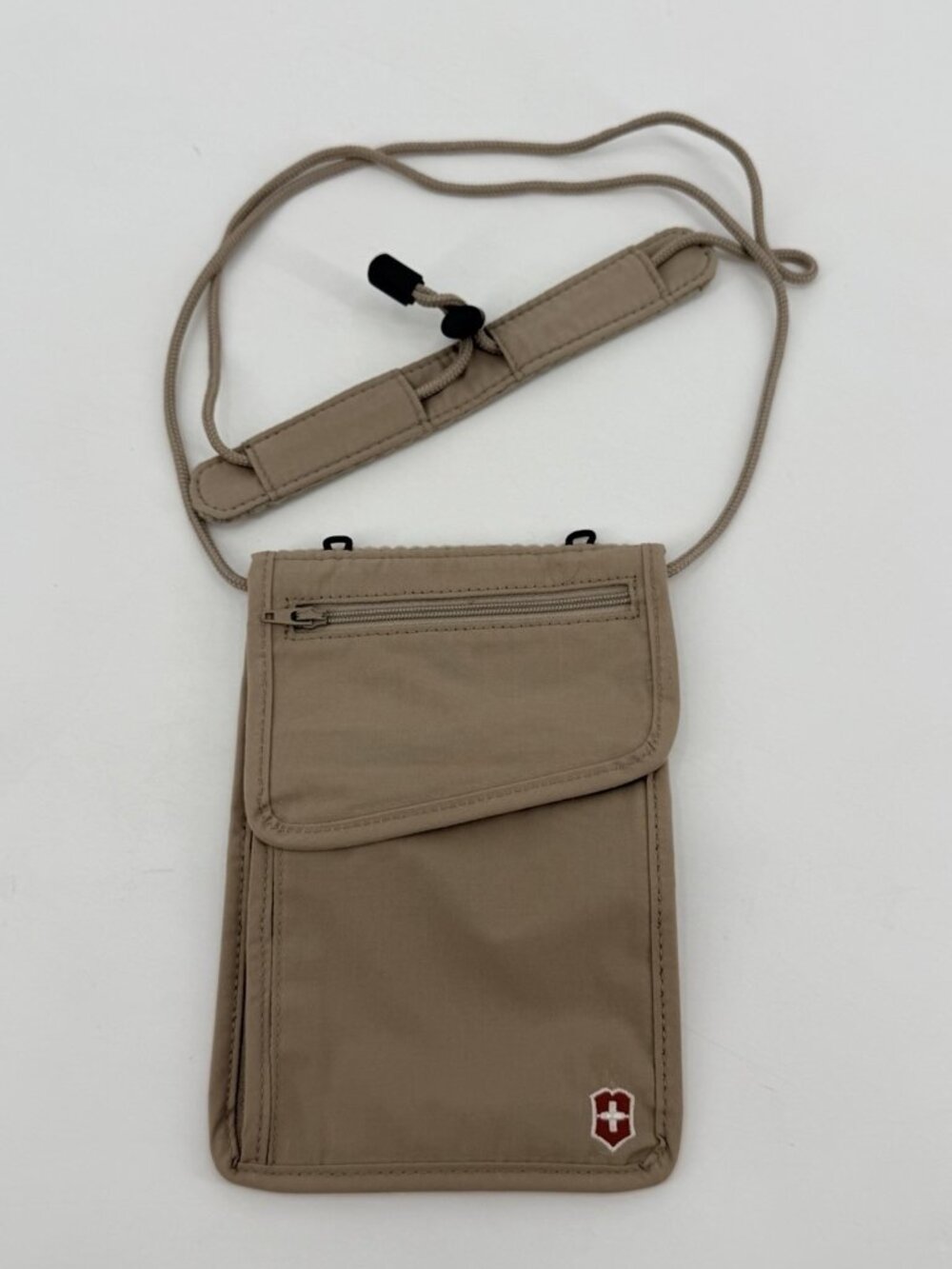 Victorinox Deluxe Multi-Pocket Concealed 5.75" (Khaki) Travel Wallet Crossbody